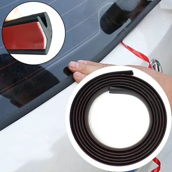 Автомобильная уплотнительная прокладка Y-образного типа для уплотнения зазора заднего лобового стекла Резиновая прокладка наружного давления с защитой от просачивания воды, пылезащитная прокладка