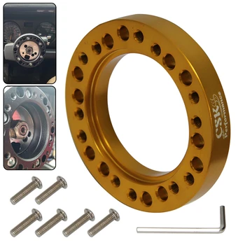 Алюминиевый комплект прокладок для адаптера рулевого колеса для Momo Sparco OMP Nardi Hub Черный/Золотой