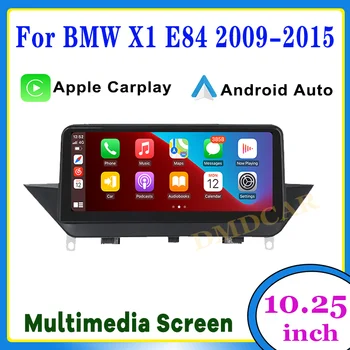 Беспроводное автомобильное мультимедийное устройство с диагональю 10,25 дюйма Apple CarPlay Android Auto для BMW X1 E84 2009-2015 Система iDrive CIC