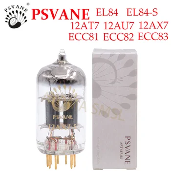 Вакуумная трубка PSVANE 12AX7 12AU7 12AT7 ECC83 ECC82 ECC81 EL84 Применима к Электронному ламповому предусилителю Усилителю Звука