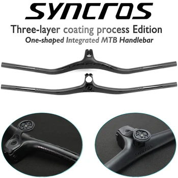 Велосипед SYNCROS MTB из углеродного волокна с интегрированным рулем FRASER IC SL из трех специальных частей велосипеда -8/-17/-25 Степень 70 * 740 мм