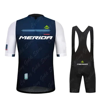 Велосипедная майка Merida 2023, Новая команда, Мужской комплект для велоспорта, Гоночная велосипедная одежда, Дышащая одежда для горных велосипедов
