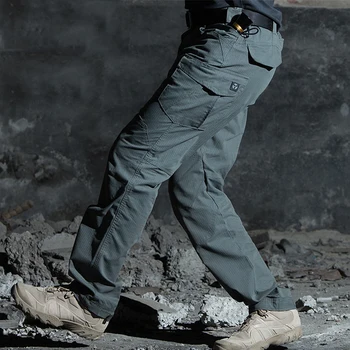 Водонепроницаемые походные брюки, мужские военные тактические брюки, спортивные брюки для альпинизма на открытом воздухе, мужские дышащие длинные брюки-карго
