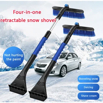 Высококачественная автомобильная Выдвижная щетка для снега, грузовик, Скребок для удаления льда, Лопата для уборки снега для внедорожника/MPV