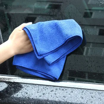 Вязаное полотенце для авто из нано-микрофибры 30*30 см, для мытья автомобиля, антизапотевающее полотенце, 20 г