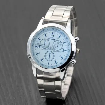 Деловые часы Fhd, мужские часы с ремешком из нержавеющей стали, мужские наручные часы люксового бренда, минималистичные наручные часы, Мужские Reloj Hombre Часы