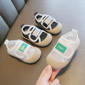Детская обувь Baywell, повседневная летняя Дышащая обувь для младенцев, девочек, мальчиков, Сетчатые кроссовки, Легкая обувь с мягкой подошвой.