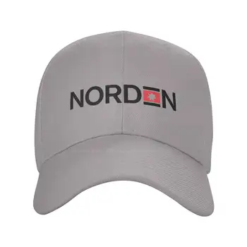 Джинсовая кепка с логотипом Norden A.S высшего качества, бейсболка, вязаная шапка