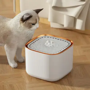 Диспенсер для питьевой воды 3l Автоматический Кошачий фонтан для воды Большой емкости USB Электрический Фонтан Для кошек Насос для электрической немой собаки