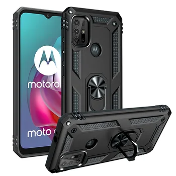 Для Motorola Moto G10 чехол Роскошная броня Прочный военный противоударный автомобильный держатель Чехол на магните для телефона Moto G10 Power Задняя крышка