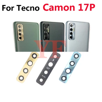 Для Tecno Camon 17P 12 17 Pro 18 CC7S CG6 CG7 CG8 CH6 Стеклянная Крышка Объектива Задней Камеры с Клейкой Наклейкой