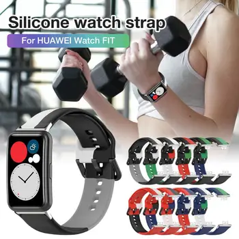Для Xiaom-i Huam-EI Watch ПОДХОДИТ GT-S/Bip Lite/Bip 1S/Bip 2/GTR 42 мм Сменный ремешок для часов Силиконовый ремешок на запястье