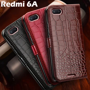Для Xiaomi Redmi 6A чехол флип кожаный кошелек на магните Задняя крышка для Xiaomi Redmi 6A чехол для телефона чехлы Защитные чехлы