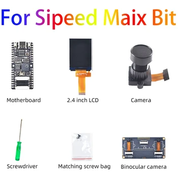 Для платы разработки Sipeed Maix Bit Kit RISC-V AI + Встроенная Макетная плата LOT K210 С Экраном /Камерой /Бинокулярной Камерой
