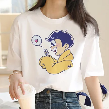 Женская футболка Osomatsu San harajuku, женская дизайнерская одежда 2000-х годов