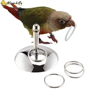 Забавная мини-игрушка-наконечник для развития интеллекта попугая, игровое кольцо Vogel Speelgoed Birds, игрушки для тренировки активности.