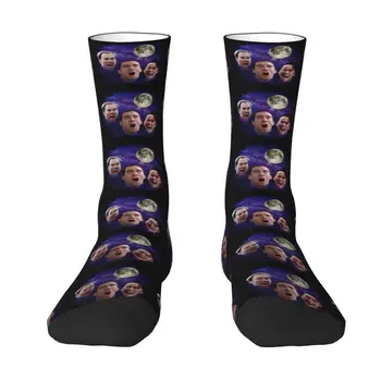 Забавные носки-мемы с Николасом Кейджем с классным принтом для мужчин и женщин, эластичные летние, осенне-зимние Носки для экипажа