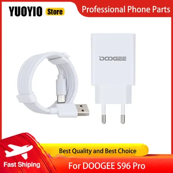 Зарядное устройство 100% оригинальное DOOGEE S96 Pro, новый официальный адаптер быстрой зарядки + USB-кабель, зарядное устройство для передачи данных