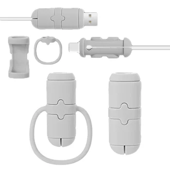 Защитные устройства для кабеля передачи данных, силиконовый защитный чехол для зарядного шнура, защита от обрыва, устройство для намотки кабеля, защитный чехол для зарядного устройства Iphone Line