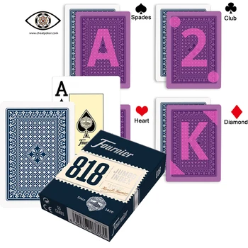 Игральные карты с маркировкой Fournier 818 для колод UV Magic Show для покера с защитой от обмана