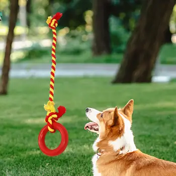 Игрушка на веревке для собак, товары для домашних животных, чистка, Интерактивная игрушка для собак, жевательные игрушки
