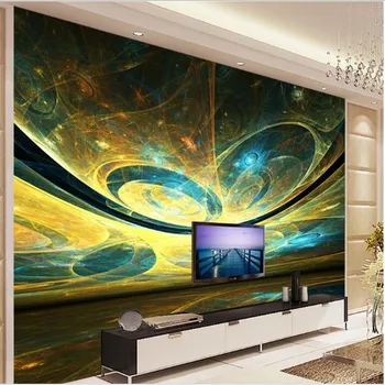 изготовленные на заказ wellyu крупномасштабные фрески, красивый фон вселенной мечты, ТВ-обои, обои papel de parede para quarto