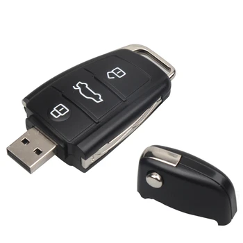 Ключи от машины, USB флэш-накопитель реальной емкости 4 ГБ, 8 ГБ, 16 ГБ, 32 ГБ, 64 ГБ, 128 ГБ Флеш-накопитель для ПК