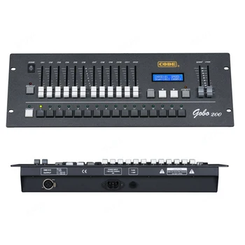 Кодовая консоль контроллера Gobo200 DMX512 для сцены дискотеки, Профессиональное шоу, освещение, диджей, Оператор оборудования для мероприятий
