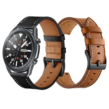 Кожаный Ремешок для Samsung Galaxy Watch 5/5 pro 4 classic 42мм 46мм 45мм 20мм 22мм ремешок correa galaxy watch 4 44мм 40мм Браслет