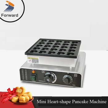 Коммерческая мини-машина для приготовления блинов в форме сердца на 25 отверстий Dorayaki Dutch Poffertjes Baker