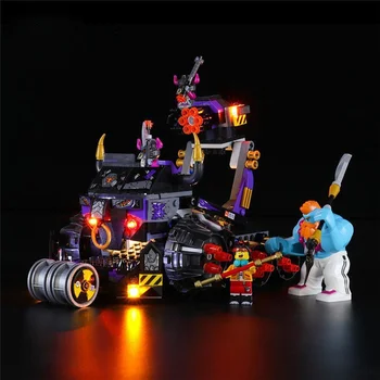 Комплект USB-освещения для LEGO 80007 Monkie Kid Iron Bull Tank Building-Не включает модель Lego