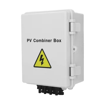 Коробка Объединителя DC Solar PV 4-Струнная Фотоэлектрическая Коробка Объединителя Водонепроницаемая Защита От Короткого Замыкания с Автоматическим Выключателем 63A для RV