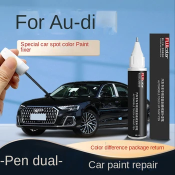 Краска для ремонта царапин подходит для Audi A3 A4L A6 Q3 Q5L Touch-up Pen Origin Glacier White ibis Black Краска для ремонта царапин