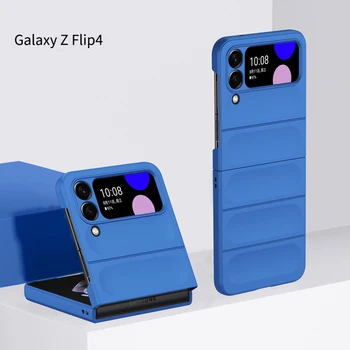 Креативные Чехлы для телефонов на ощупь Samsung Galaxy Z Flip 3 4 5G Flip3 Flip4 Cover All-inclusive Защита От падения Новый Чехол