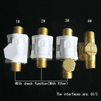 Латунный электрический электромагнитный клапан клапан переключения потока впускного водяного воздуха клапан водонагревателя термостатический