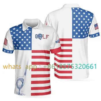 Летний гольф в США, Спортивная рубашка поло с длинными рукавами для отдыха на открытом воздухе, высококачественная футболка