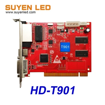 Лучшая цена Huidu T901 Полноцветный синхронный светодиодный датчик, отправляющий карту HD-T901