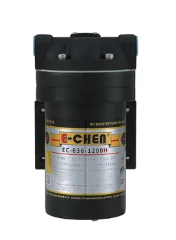 Мембранный насос E-chen EC-636-1200H электрический подкачивающий насос RO с напряжением 36 В постоянного тока с расходом 1200GPD ≥ 7 л /мин при 100 фунтов на квадратный дюйм для системы обратного осмоса