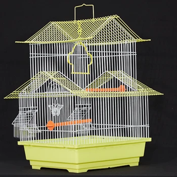 Металлические Клетки Для Птиц-Волнистых Попугайчиков Вилла Для Разведения Канареек На Открытом Воздухе Переноска Для Птичьих Клеток Voladera Para Pajaros Jaulas Товары Для Домашних Животных WZ50BC