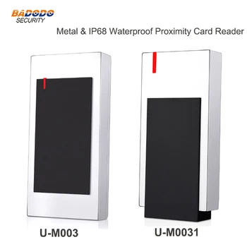 Металлический корпус IP68 Водонепроницаемый бесконтактный RFID EM Card Reder U-M003EM wiegand output для контроля доступа к домашней безопасности, используемой на открытом воздухе