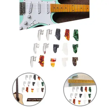Металлический медиатор для гитары, прочная деталь, звукосниматель для баса, медиаторы для большого пальца, набор медиаторов для гитары высокого качества