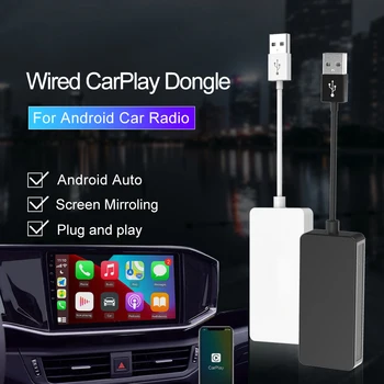 Мини Android Auto Carplay Smart Link Поддерживает Mirrorlink Apple CarPlay Dongle для системного экрана Android IOS15 Map Music