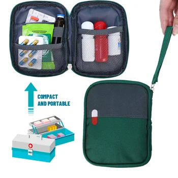 Мини-портативная аптечка первой помощи для дома, путешествий, кемпинга, сумка неотложной медицинской помощи, небольшие пакеты для медицинского лечения