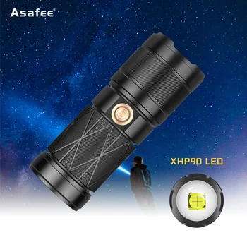 Многофункциональный светодиодный портативный USB-фонарик Asafee С сильным светом, ежедневное освещение, лампы для ремонта и учебы