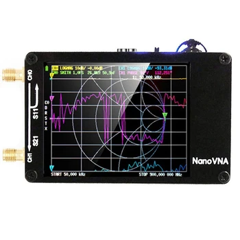 Модернизированный Анализатор Векторных Сетевых Антенн Nanovna-H 10 кГц-1,5 ГГц MF HF VHF UHF Для Слота SD-карты Цифровой Тестер Nanovna