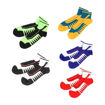 Модные спортивные носки до щиколотки с рисунком, декоративные Теплые пары, мужские носки для бега, баскетбола, пеших прогулок