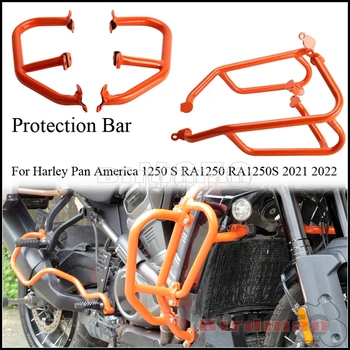 Мотоцикл с высокой дороги Защита от падения Планка Бампер Защита двигателя для Harley Pan America 1250 Special RA1250 RA1250S 2021 2022