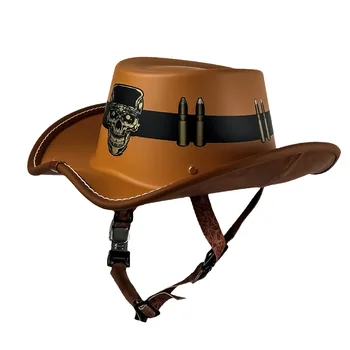 Мотоциклетный шлем 2023 Western Cowboy для путешествий-обязательный шлем для энтузиастов. В уникальном стиле можно приобрести разные принадлежности.