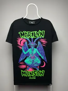 Мужская футболка K X Marilyn Manson, рок-футболка, винтажная цена