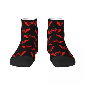 Мужские носки с рисунком милого паука, унисекс, кавайные носки с 3D-принтом в виде животных